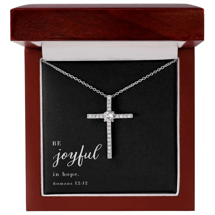 Necklaces ShineOn Fulfillment Cubic Zirconia Crystal Necklace Romans 1212