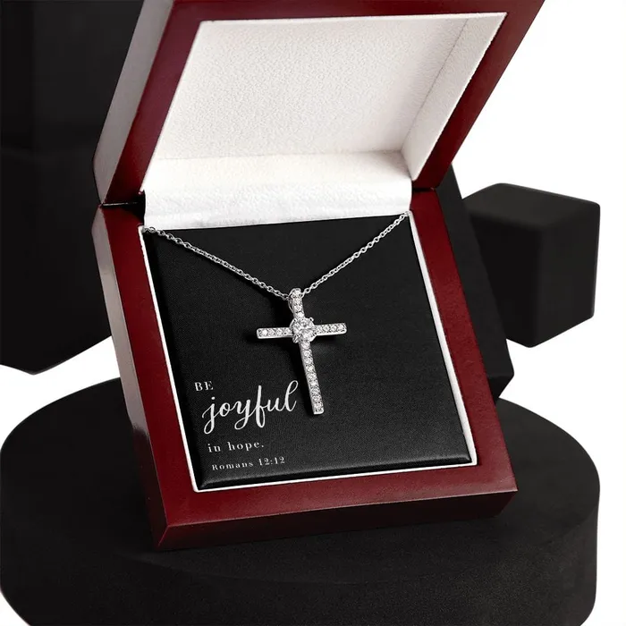 Necklaces ShineOn Fulfillment Cubic Zirconia Crystal Necklace Romans 1212