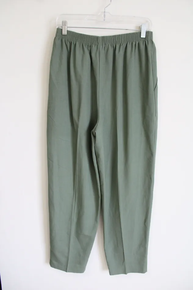 NEW Briggs Green Pant 14 Briggs New York Earrings