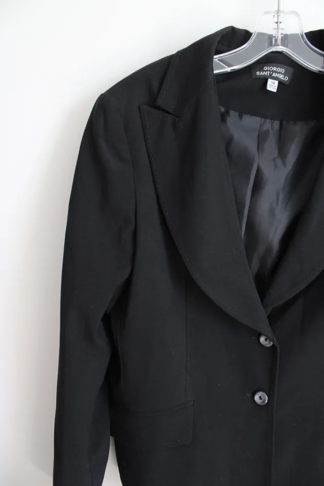 NEW Giorgio Sant Angelo Black Blazer 14 Giorgio Sant Angelo Rings