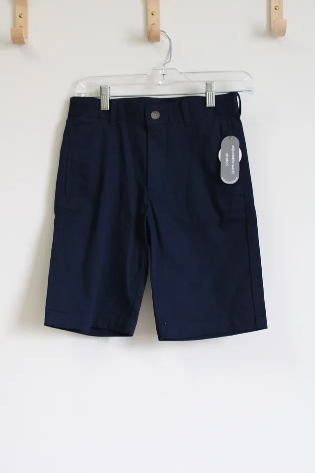 NEW Wonder Nation Flat Front Navy Blue Short 12 Wonder Nation Rings