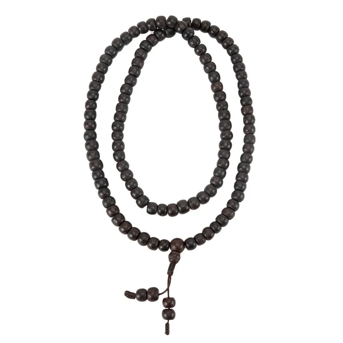 Nirvana Mala Earrings Antique Bodhi Seed Mala