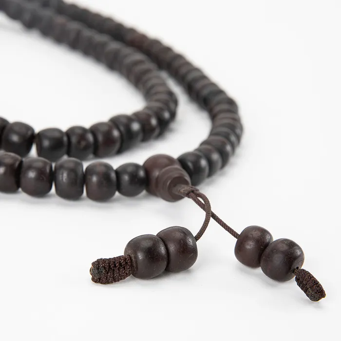 Nirvana Mala Earrings Antique Bodhi Seed Mala