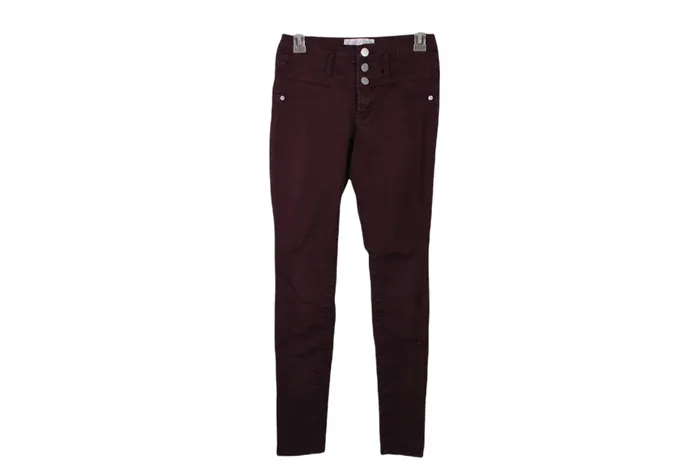 No Boundaries Earrings No Boundaries Burgundy Jeans 7