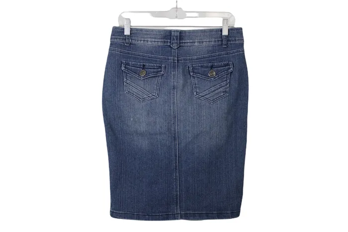 No Fuze Earrings No Fuze Jeans Denim Skirt 78