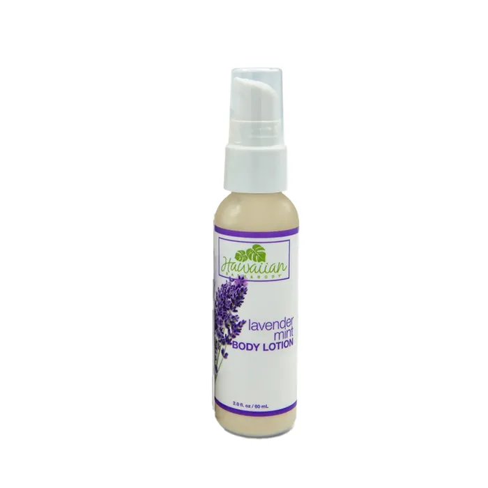 NORTHSHORESOAP Hawaiian Bath Body Lavender Mint Lotion 2Ounces Earrings