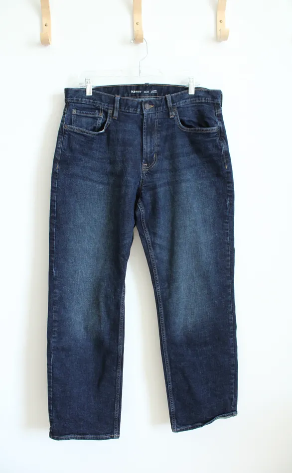 Old Navy Earrings Old Navy Loose BuiltIn Flex Dark Wash Jeans 36X32