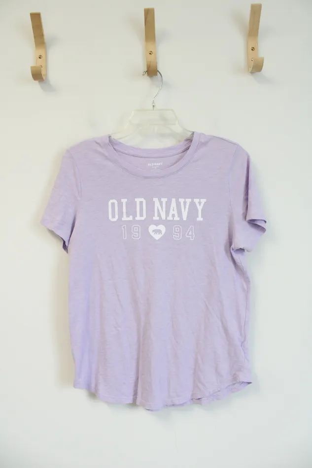 Old Navy Old Navy Light Purple Cotton Top M Necklaces