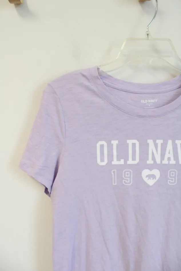 Old Navy Old Navy Light Purple Cotton Top M Necklaces