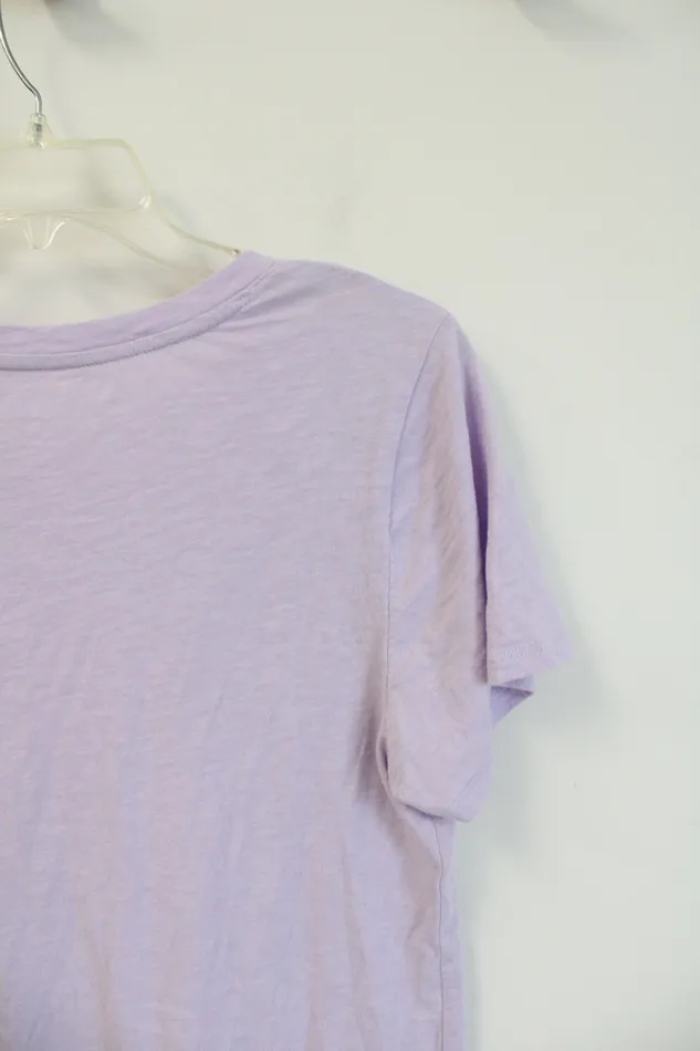 Old Navy Old Navy Light Purple Cotton Top M Necklaces