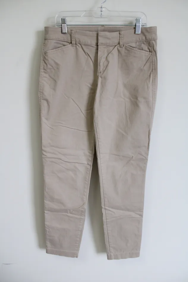 Old Navy Pixie Tan Skinny Chino Pant 2 Old Navy Earrings