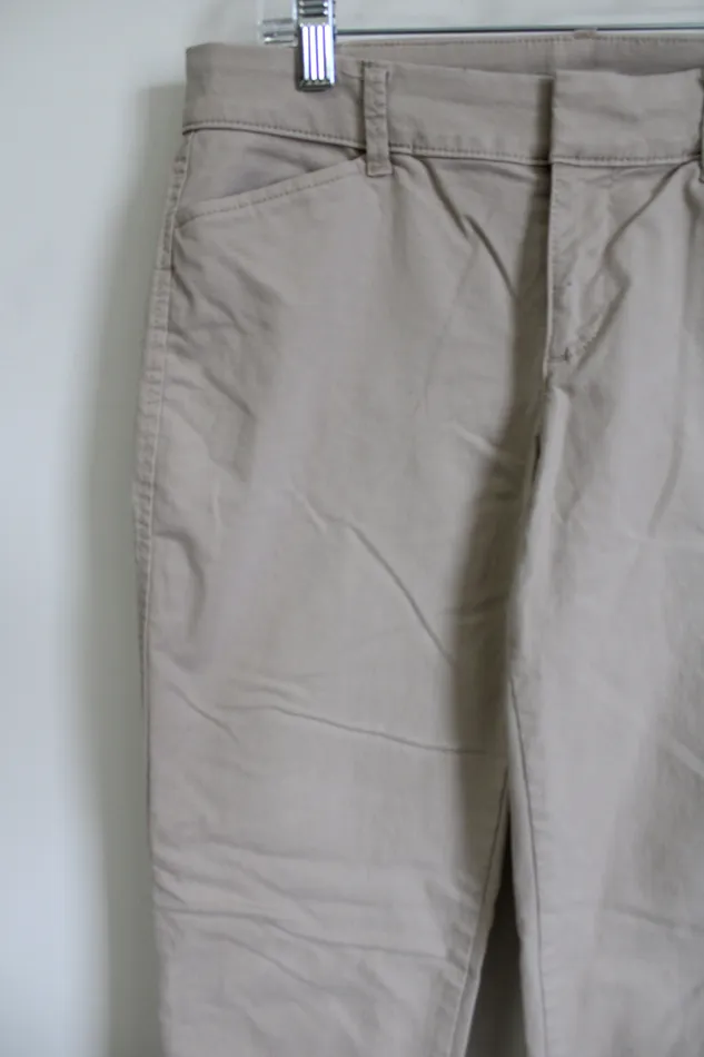Old Navy Pixie Tan Skinny Chino Pant 2 Old Navy Earrings