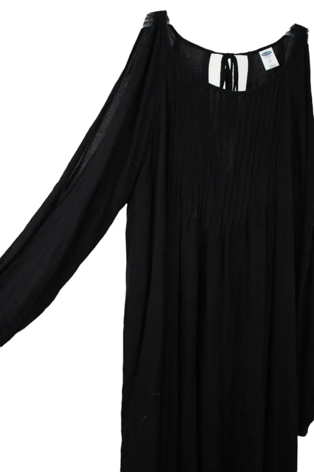 Old Navy Rings Old Navy Cold Shoulder Black Dress XS