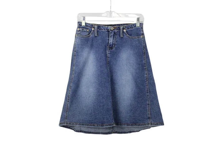 One Tuff Babe Denim Stretch Skirt 12 One Tuff Babe Earrings