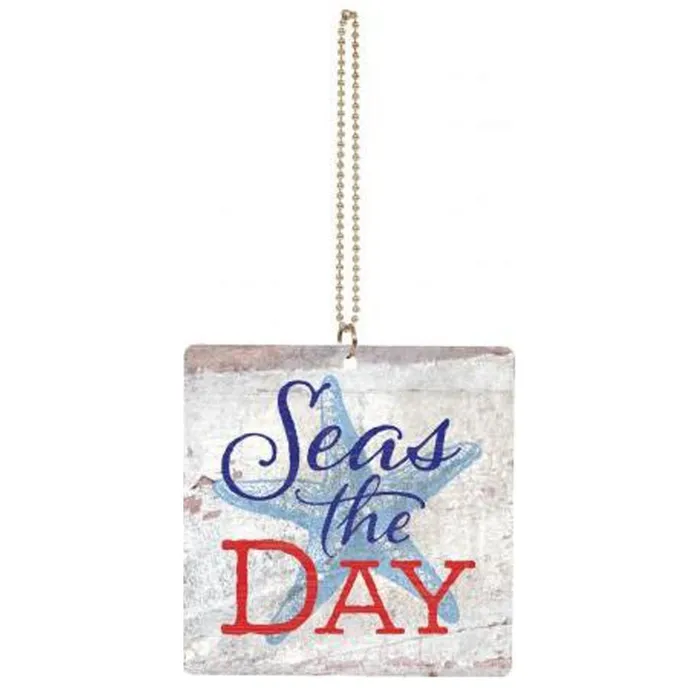 P Graham Dunn Seas the Day Hanging Car Charm PGRAHAMD Charm Necklaces