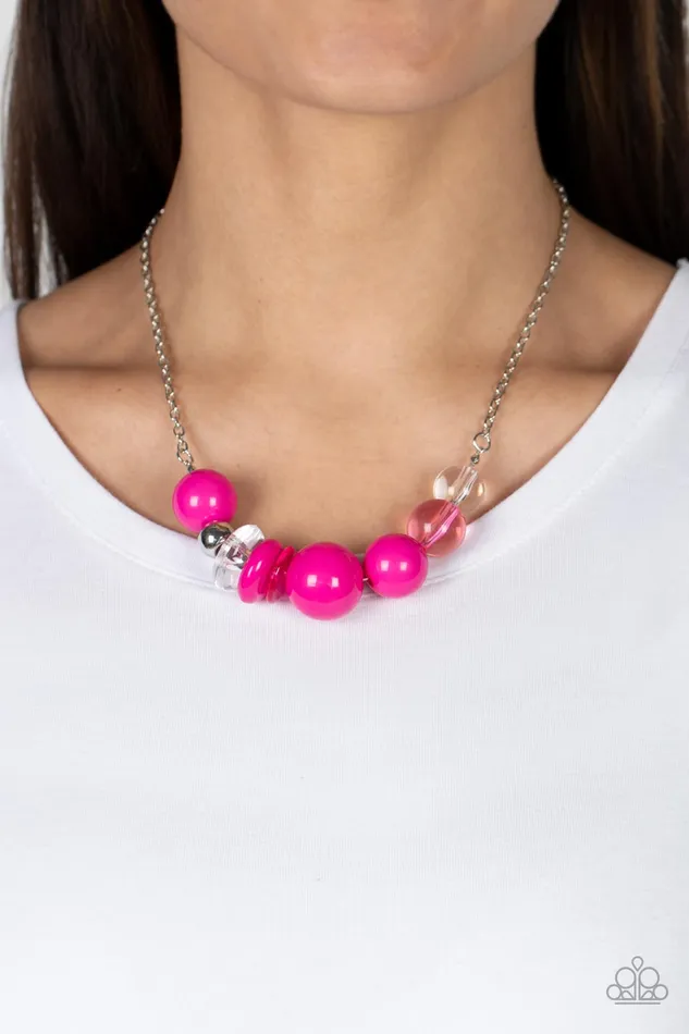 Paparazzi Accessories Bauble Bonanza Pink Earrings