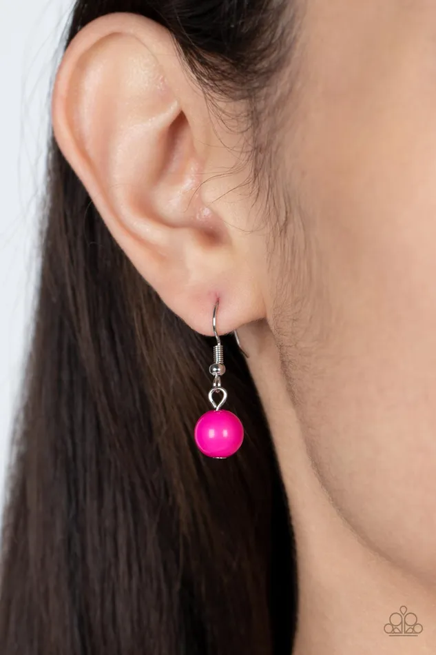 Paparazzi Accessories Bauble Bonanza Pink Earrings
