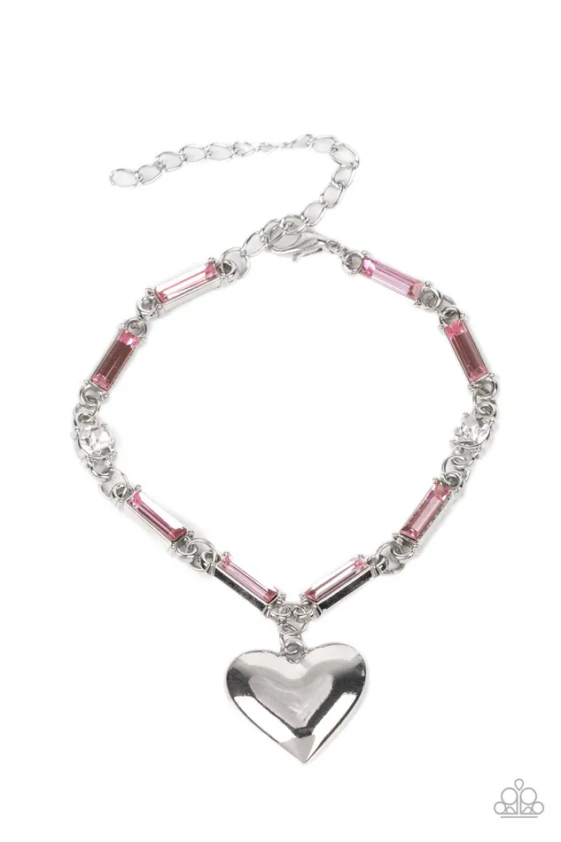 Paparazzi Accessories Earrings Sweetheart Secrets Pink