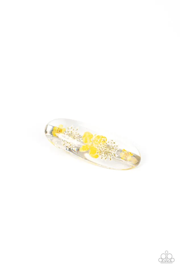 Paparazzi Accessories Floral Flurry Yellow Rings