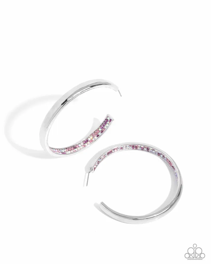 Paparazzi Accessories Proper Pizzazz Pink Earrings
