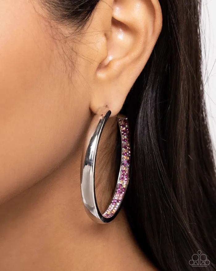 Paparazzi Accessories Proper Pizzazz Pink Earrings