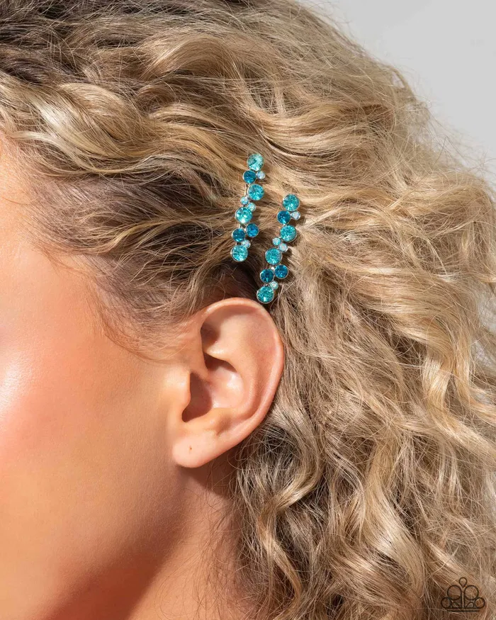 Paparazzi Accessories Rings Bubbly Ballroom Blue