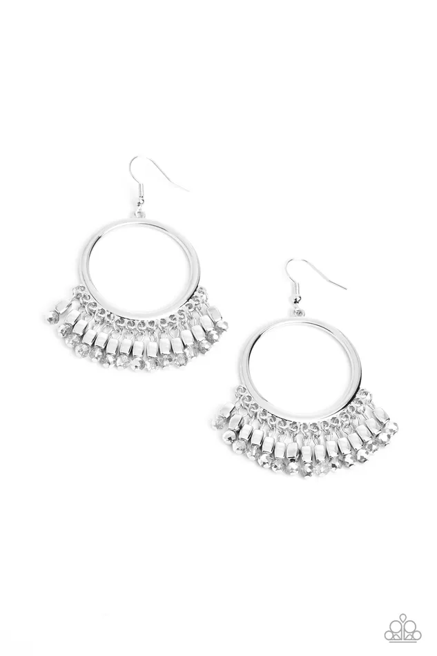 Paparazzi Accessories Rings Fringe Fanfare Silver