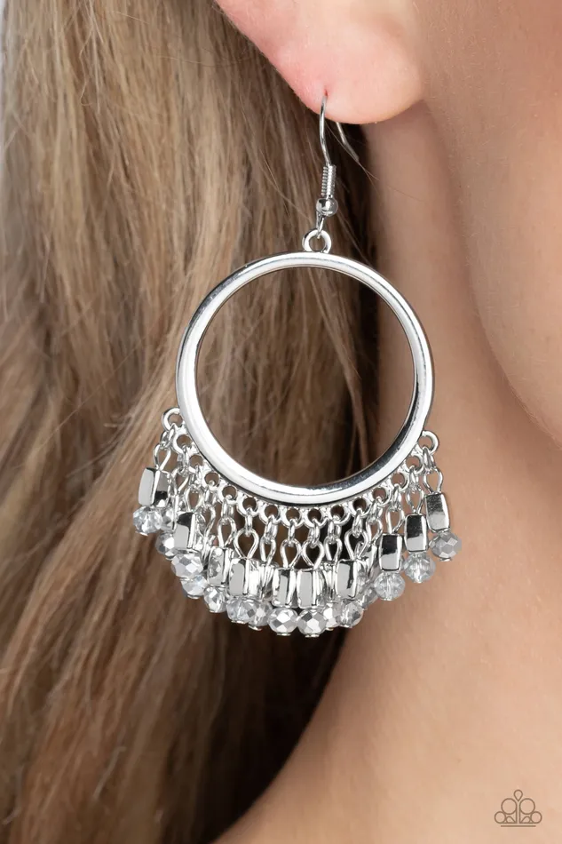 Paparazzi Accessories Rings Fringe Fanfare Silver