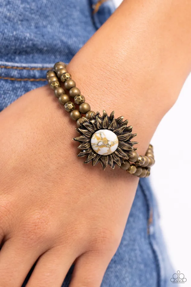 Paparazzi Accessories Sunflower Serenity Brass Rings