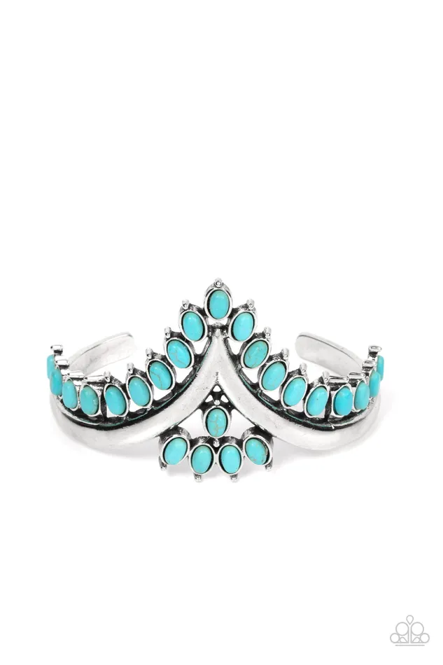 Paparazzi Accessories Teton Tiara Blue Rings
