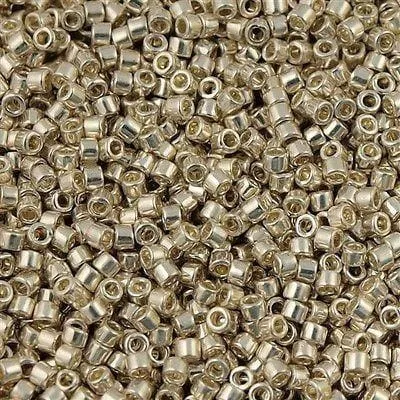 Peppy Beads DB0035 Galvanized Silver Miyuki Delica 110 Rings