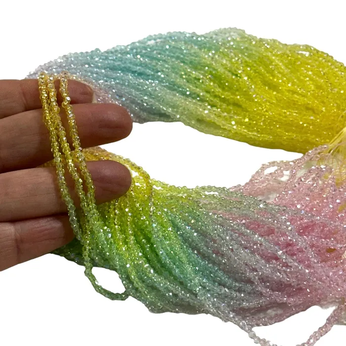 Peppy Beads Earrings 1mm Crystal rondelle beads strand 160 pcs PBC1C76