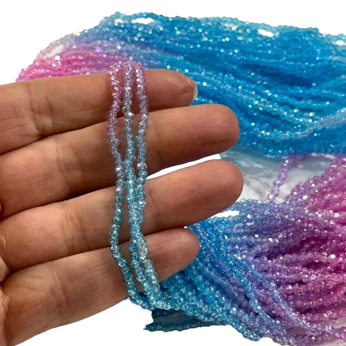 Peppy Beads Earrings 2mm Crystal rondelle beads strand 170 pcs PBC2C124