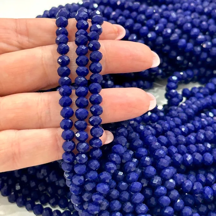 Peppy Beads Earrings 6mm Crystal faceted rondelle beads PBC6C141