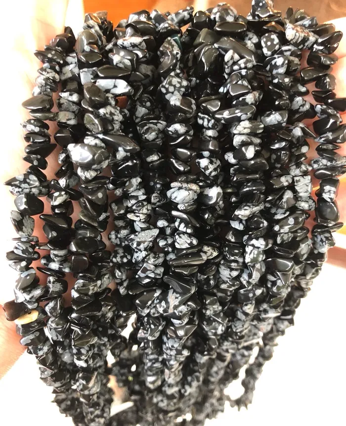 Peppy Beads Earrings 90 cm Strand Natural Freeform Snowflake Obsidian Chips Long strand 36 beads gemstone beads Peppy Beads Earrings 90 cm Strand Natural Freeform Snowflake Obsidian Chips Long strand 36 beads gemstone beads