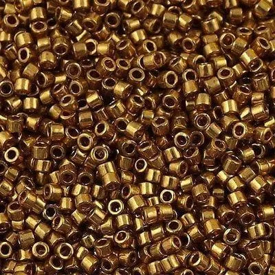 Peppy Beads Earrings DB0022L Metallic Lt BronzeMiyuki Delica 110