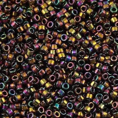 Peppy Beads Earrings DB0023 Metallic Lt Bronze Iris Miyuki Delica Beads Miyuki Delica 110