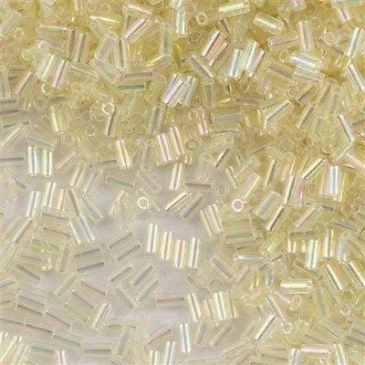 Peppy Beads Earrings Miyuki Bugles size 3mm 2442 Transparent Crystal AB 10 grams Peppy Beads Earrings Miyuki Bugles size 3mm 2442 Transparent Crystal AB 10 grams