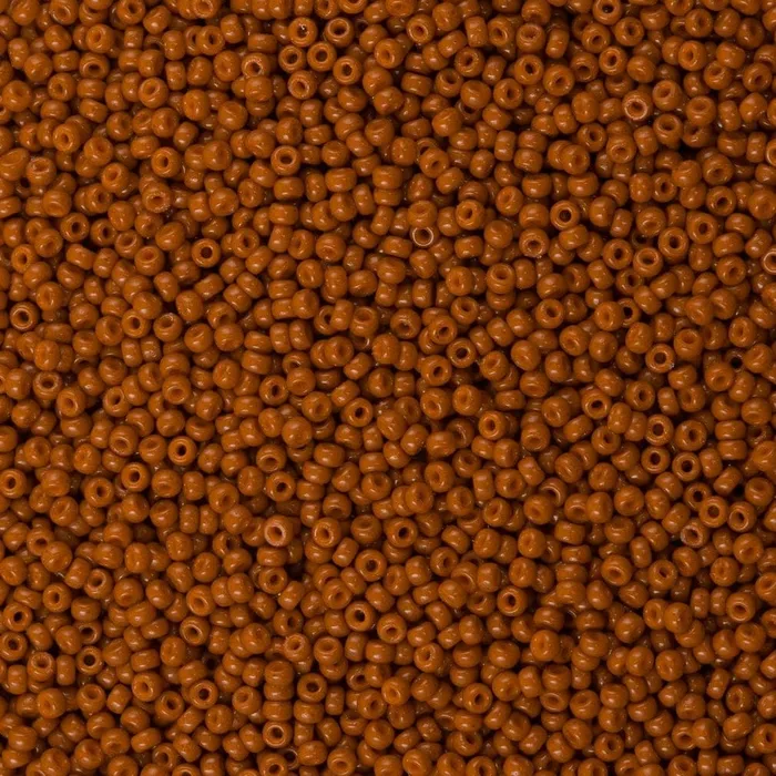 Peppy Beads Earrings Miyuki Seed Beads 110 Duracoat Opaque Persimmon 4458NEW