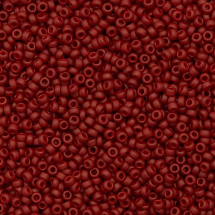 Peppy Beads Earrings Miyuki Seed Beads 80 Matted Metallic Dark Maroon 2040NEW