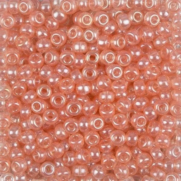 Peppy Beads Earrings Miyuki Seed Beads 80 Shell Pink Luster 0366