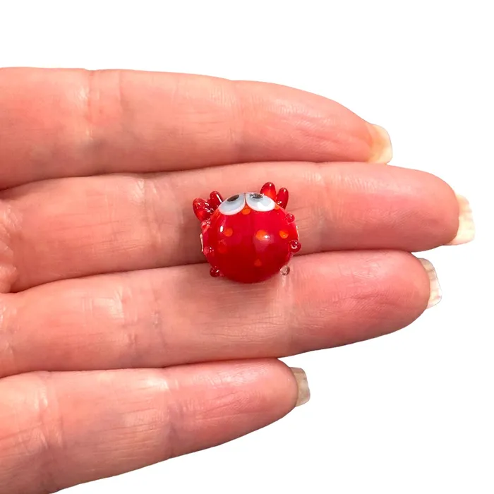 Peppy Beads Hand Made Murano Glass Crab Charm Charm Necklaces Peppy Beads Hand Made Murano Glass Crab Charm Charm Necklaces