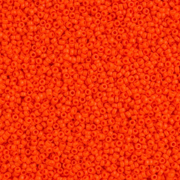 Peppy Beads Miyuki Seed Beads 150 0406 Opaque Orange10 Gr Pack Earrings