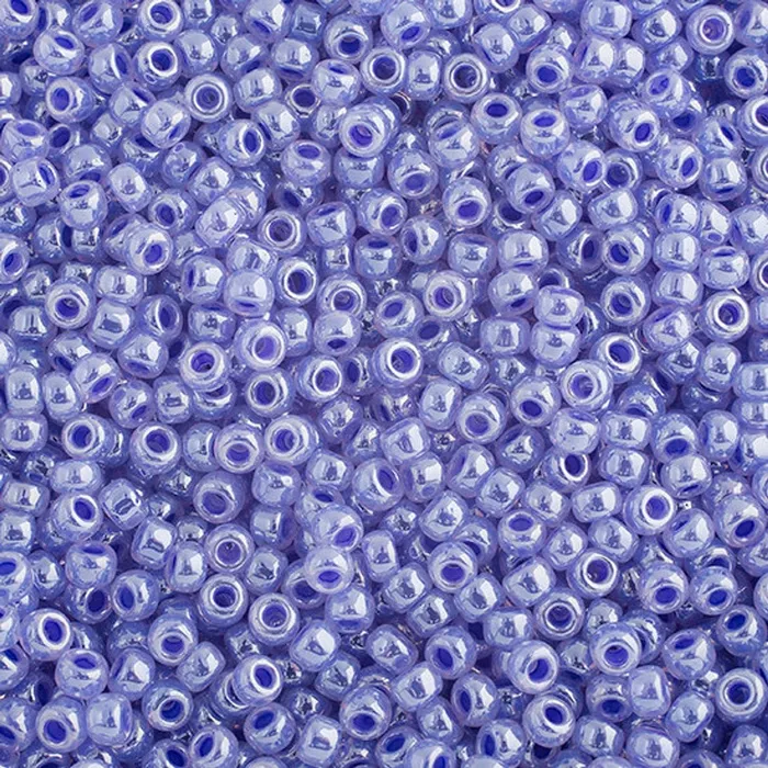 Peppy Beads Miyuki Seed Beads 60 Lilac Ceylon 0538 Earrings