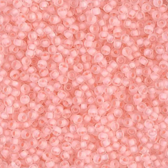 Peppy Beads Necklaces Miyuki Seed Beads 110 Semi Frosted Baby Pink Lined Crystal 1934NEW Peppy Beads Necklaces Miyuki Seed Beads 110 Semi Frosted Baby Pink Lined Crystal 1934NEW