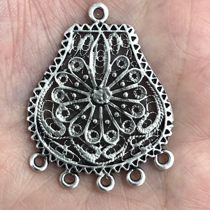 Peppy Beads Necklaces Silver Plated Authentic Pendant5 Holes Pendant45 cmX35 cm Peppy Beads Necklaces Silver Plated Authentic Pendant5 Holes Pendant45 cmX35 cm