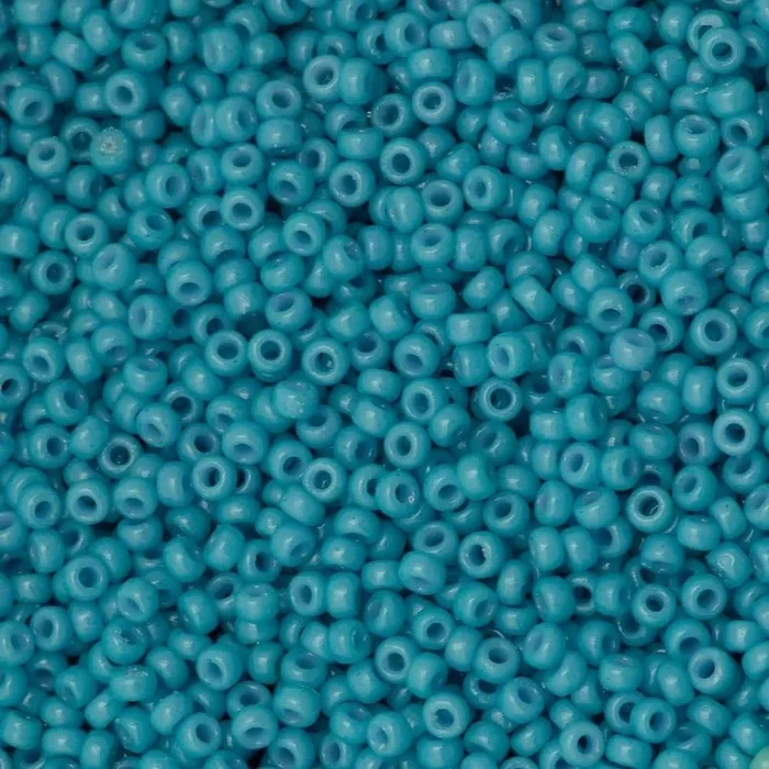 Peppy Beads Rings Miyuki Seed Beads 110 Duracoat Opaque Nile Blue 4478NEW