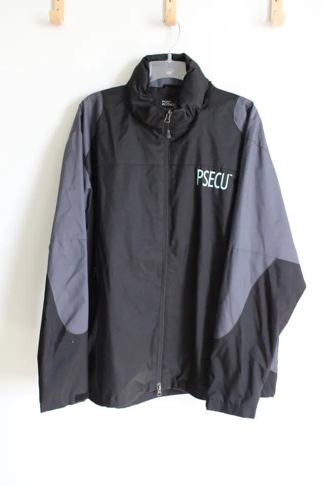 Port Authority PSECU Black Gray Jacket XL Port Authority Rings