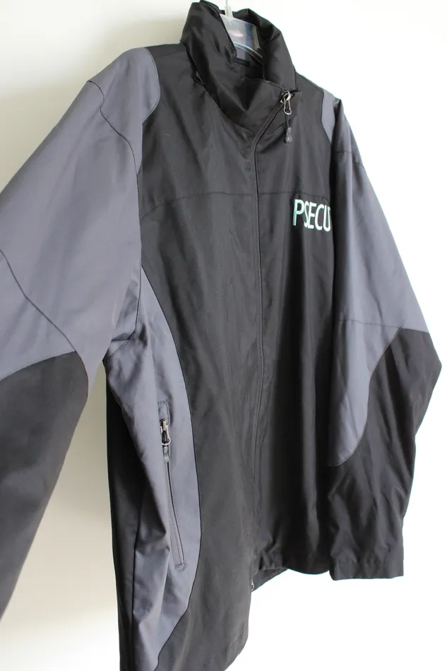 Port Authority PSECU Black Gray Jacket XL Port Authority Rings