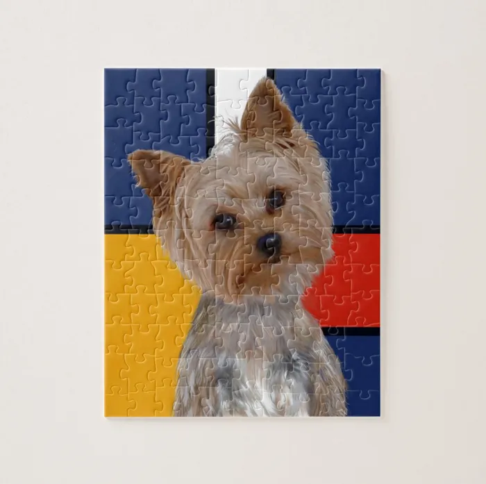 Portraits by NC Earrings Mondrians Yorkie Traditional Thick Jigsaw Puzzle for Adults 30 to 1000 Pieces Portraits by NC Earrings Mondrians Yorkie Traditional Thick Jigsaw Puzzle for Adults 30 to 1000 Pieces